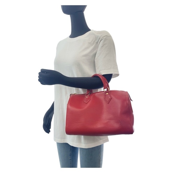 Louis Vuitton Louis Vuitton Epi Speedy 25 Leather Handbag Leather Handbag M43017 - Picture 10 of 10